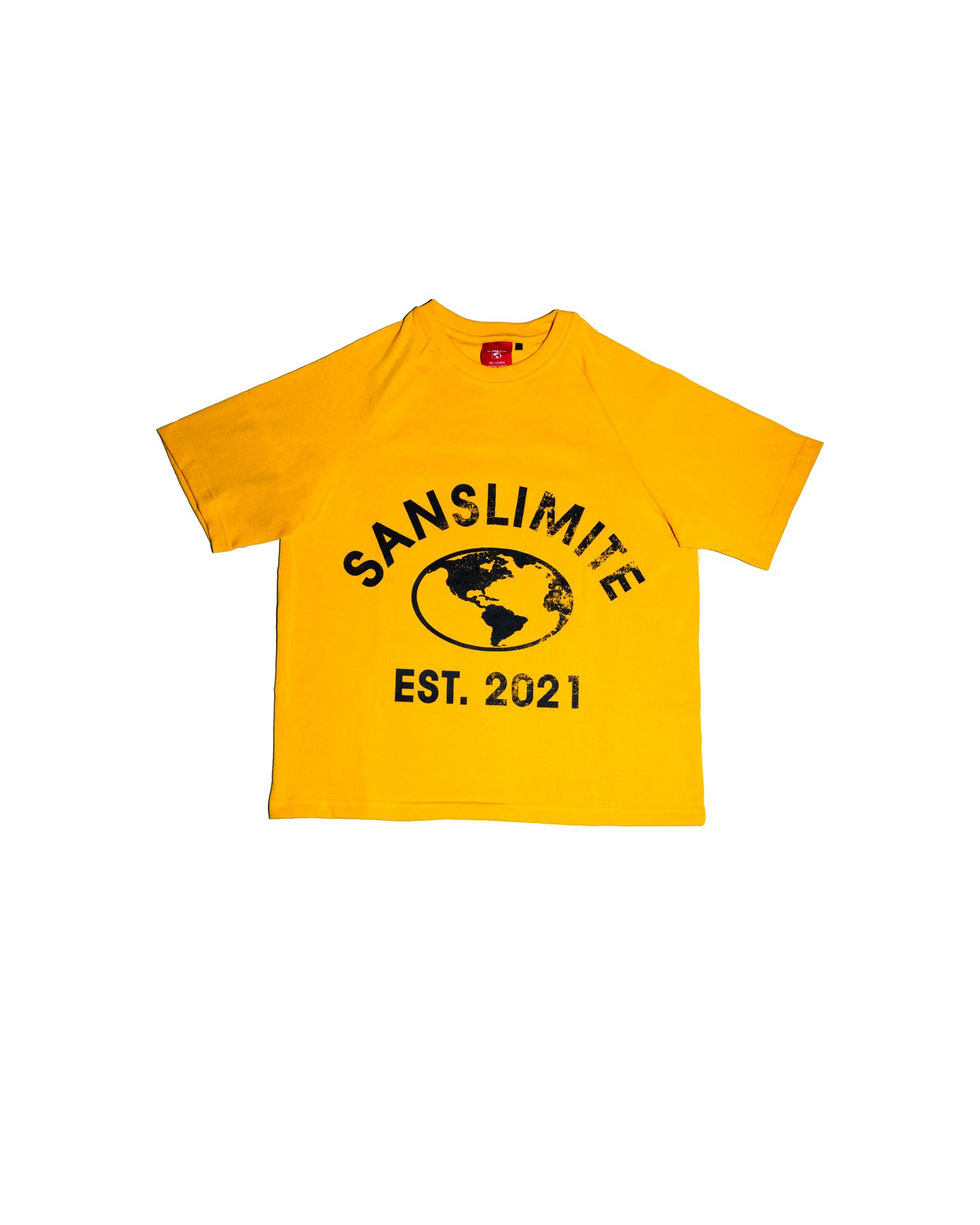 SansLimite ‘Concrete’ T Shirt - YELLOW