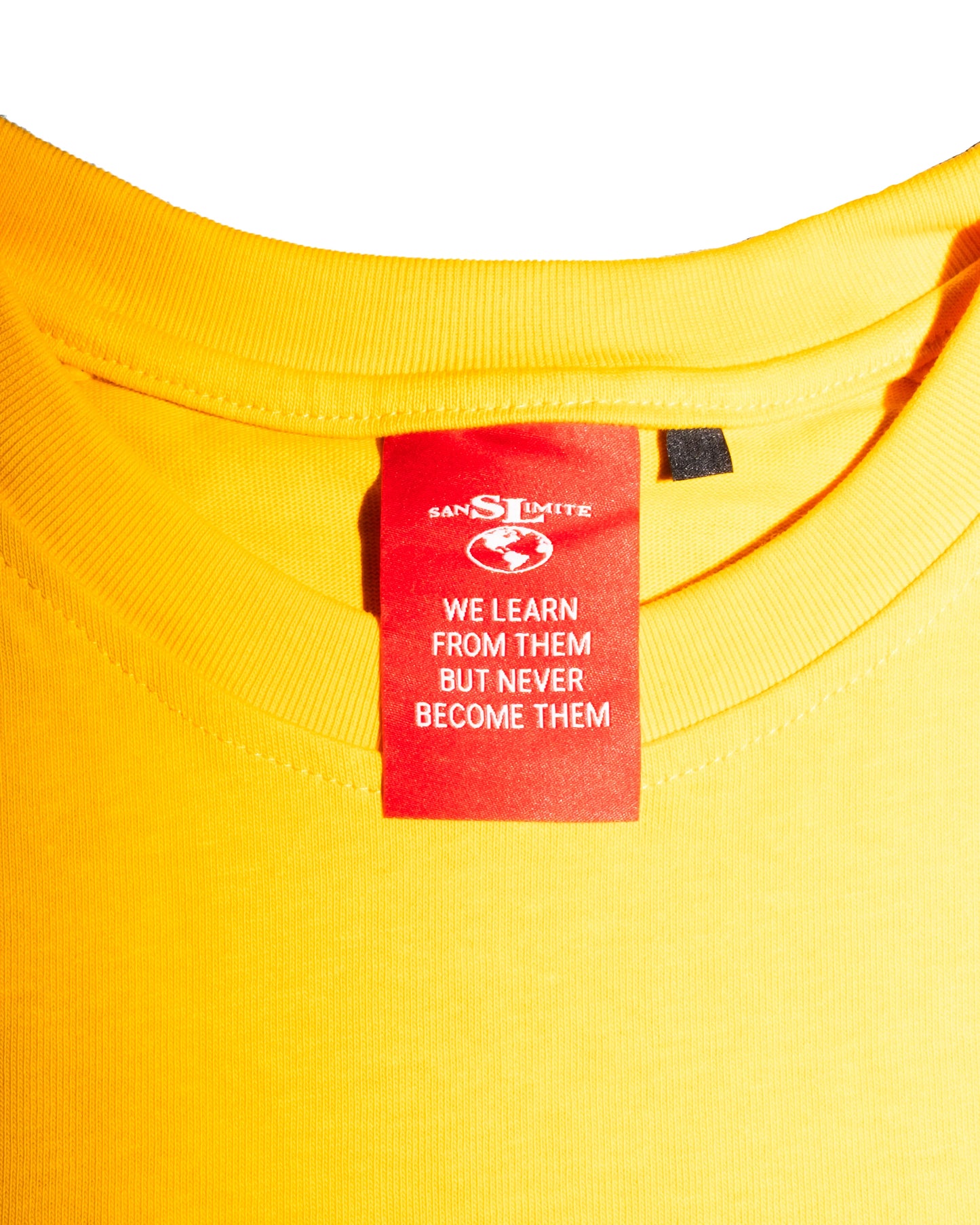 SansLimite ‘Concrete’ T Shirt - YELLOW