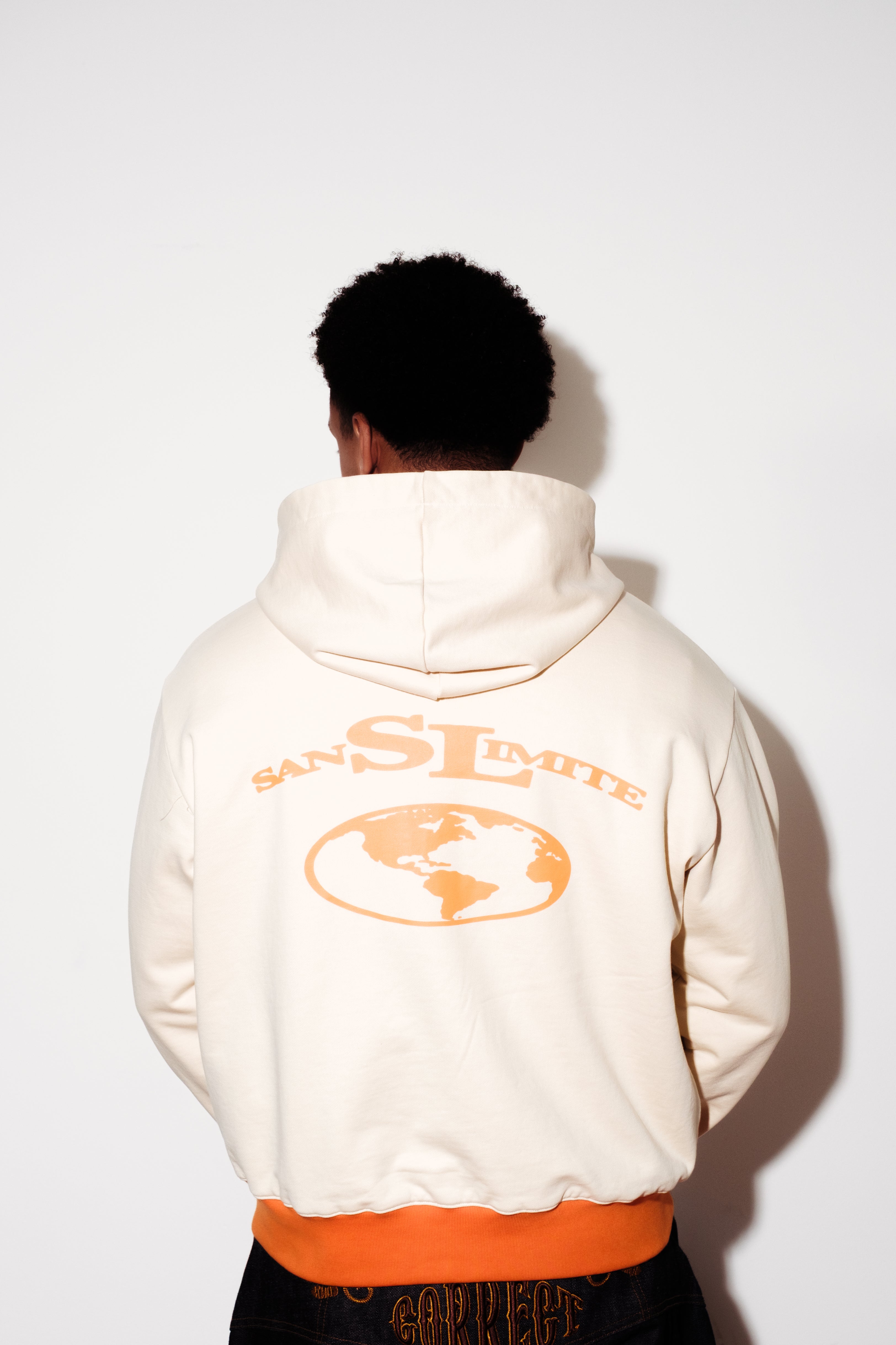 Revisble orange zip up