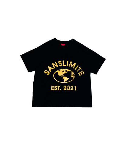 SansLimite ‘Concrete’ T Shirt - BLACK